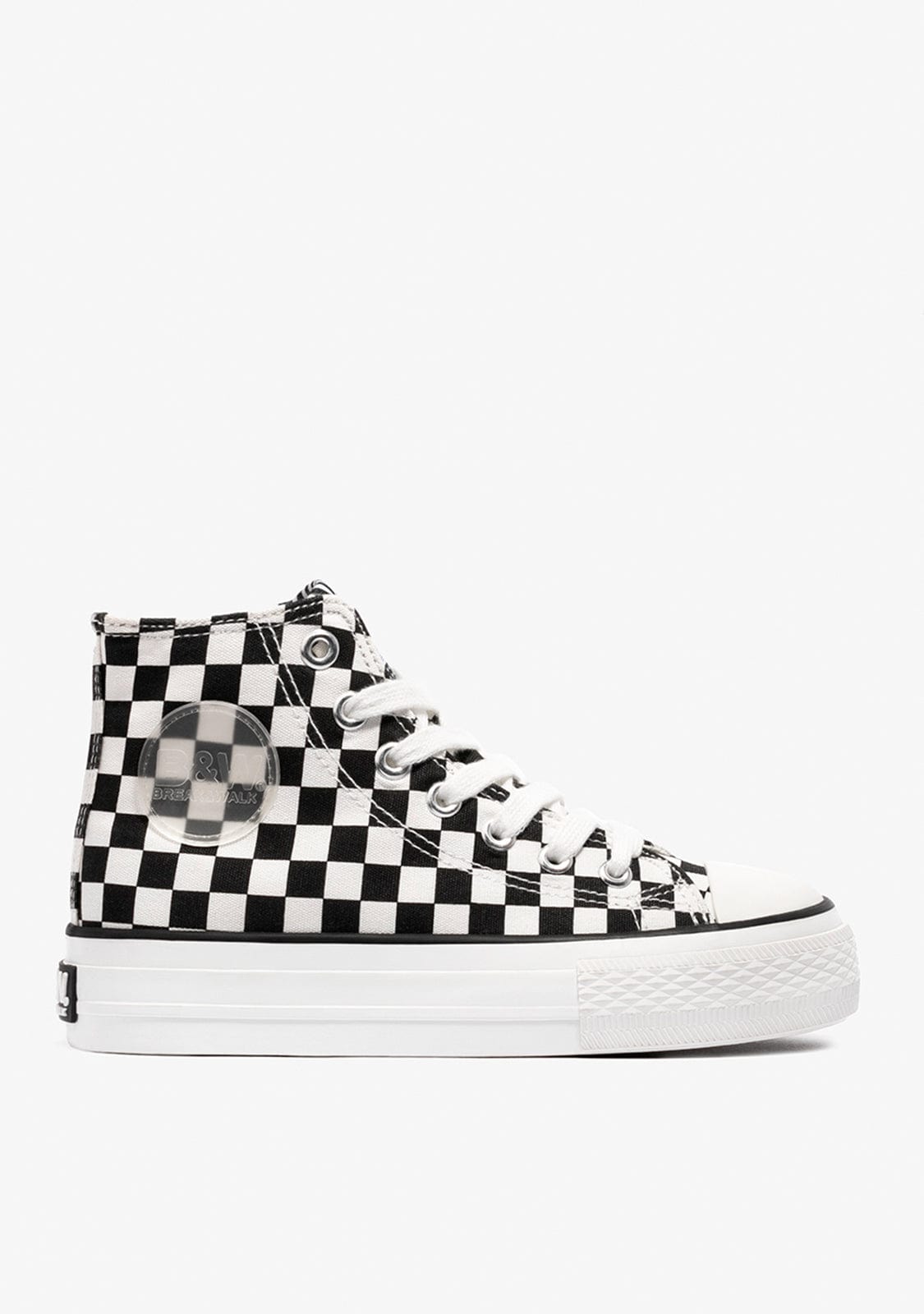 Checkerboard high outlet tops