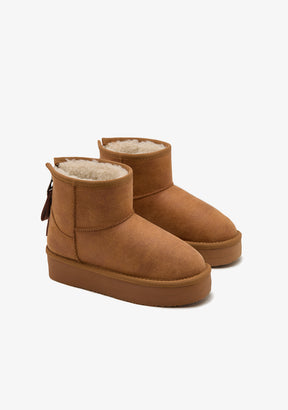 Botas Australianas Cremallera Tan