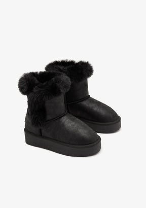 Australian Boot High Plush Black