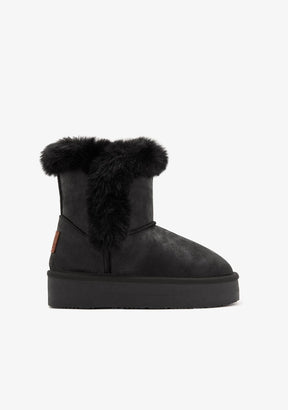 Australian Boot High Plush Black