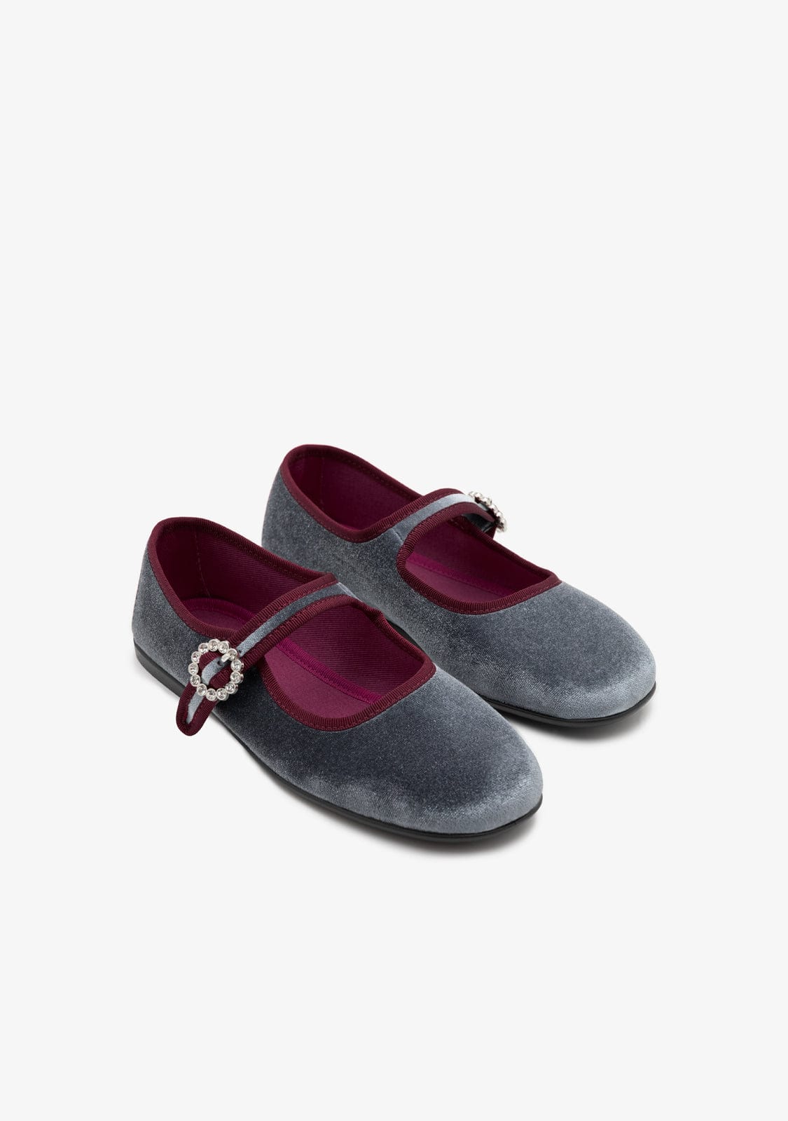 BALLERINAS BUCKLE GREY