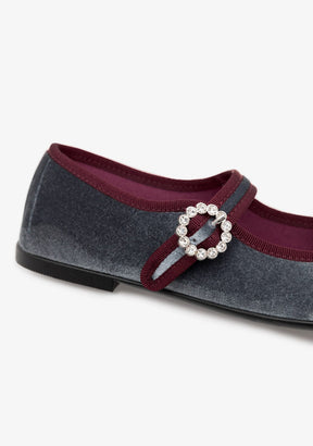 BALLERINAS BUCKLE GREY