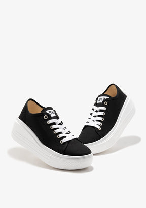 Black / White Rider Platform Sneakers