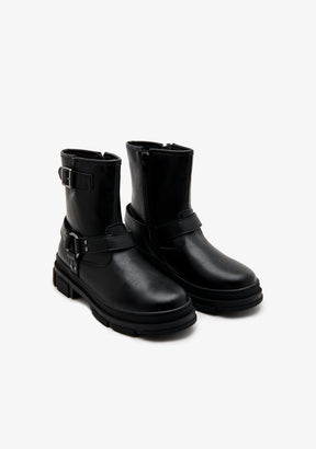 Boots Buckle Black