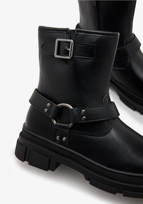 Boots Buckle Black