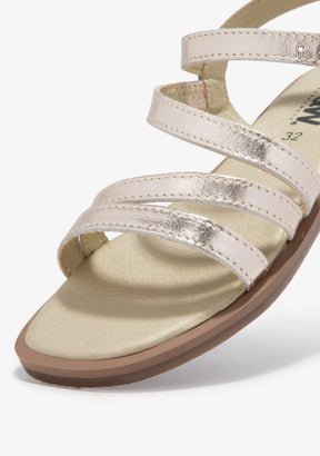 Gold Straps Sandals