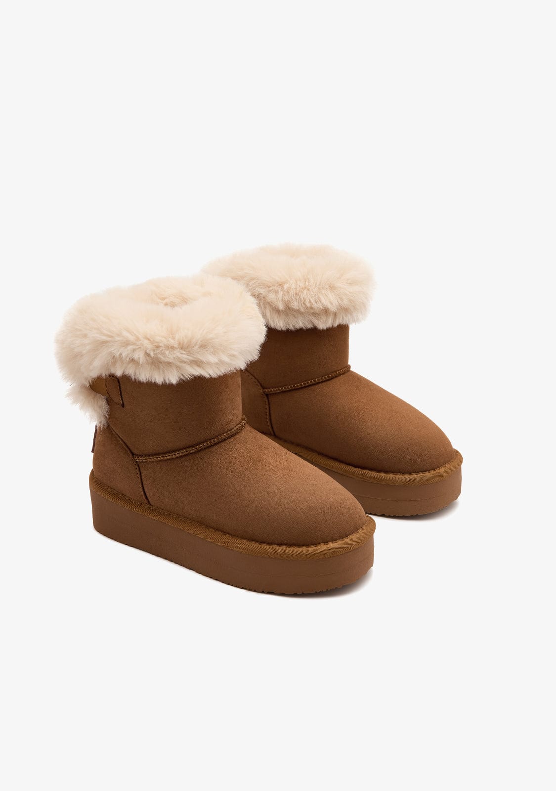 Tan Fur Australian Boots Water Repellent