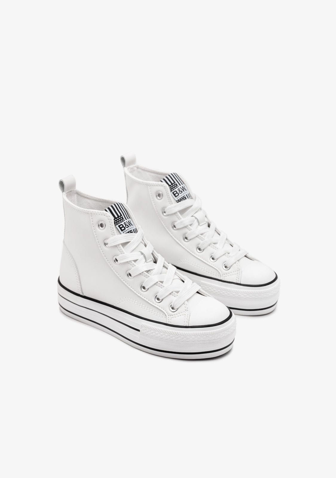 White Napa High Top Sneakers