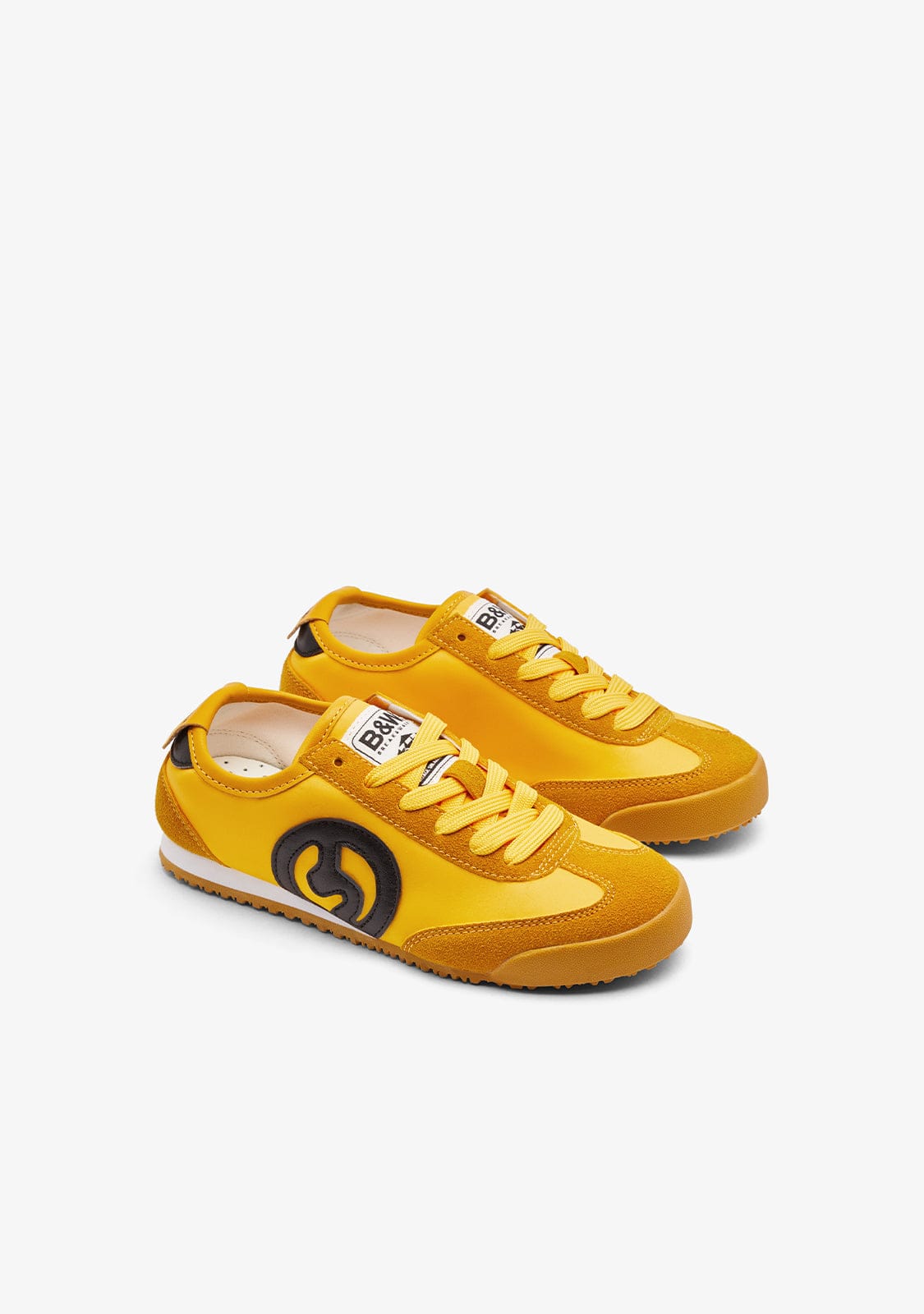 Yellow Logo Laces Sneakers